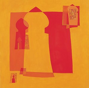 ゲイツ、1970-02年頃（印刷） 作： Laila Shawa